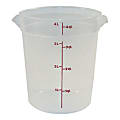 Cambro Food Storage Container, 4 Qt, Clear
