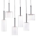 Zuo Modern Hale Hanging Lamp, 21-7/10, Clear