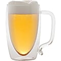Starfrit 17-ounce Double-wall Glass Beer Mug - Clear - Borosilicate Glass - Beverage