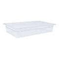 Cambro Full Size Camwear Food Pan, 4" x 21" x 12", Clear 1 thumbnail image