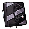 Case-It® Zipper 3-Ring Binder With Built-In 5-Tab File, 1 1/2" D-Rings, Brown 1 thumbnail image