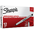 Sharpie® Permanent Ultra-Fine Point Markers, Black, Pack Of 12 Markers