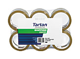 3M™ Tartan™ 3710 General Purpose Packaging Tape, 1-7/8" x 54.6 Yd., Tan, Pack Of 6 Rolls