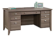 Sauder® Shoal Creek 66"W Executive Computer Desk, Diamond Ash