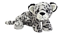 Office Depot® Plush Animal Pencil Pouch, 4" x 11", White Tiger