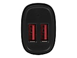 StarTech.com Dual Port USB Car Charger - Black - High Power 24W/4.8A - 2 port USB Car Charger 1 thumbnail image