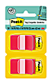 Post-it® Notes Flags, 1" x 1-7/10", Red, 50 Flags Per Pad, Pack Of 2 Pads 1 thumbnail image