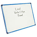 Copernicus Magnetic Lined Unframed Dry-Erase Whiteboard, 24" x 34" x 3/4", White/Blue 1 thumbnail image