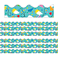 Carson Dellosa Education Scalloped Border, Paper Airplanes, 39' Per Pack, Set Of 6 Packs 1 thumbnail image
