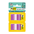 Post-it® Flags, 1" x 1 -11/16", Purple, 50 Flags Per Pad, Pack Of 2 Pads 1 thumbnail image