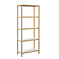 Sauder® North Avenue 57”H 5-Shelf Vertical Bookcase, White