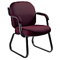 Global® Commerce™ Fabric Guest Chair, 34"H x 24 3/4"W x 28 1/2"D, Black Frame, Rhapsody Fabric
