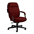 Global® Commerce™ High-Back Chair, 41 1/2"H x 24 3/4"W x 28"D, Rhapsody/Black