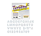 TREND Casual Style Sparkle Letters/Numbers, 4", Silver 1 thumbnail image