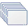 Quartet® Education Dry-Erase Lap Boards, 9" x 12", White, Pack Of 6 Boards