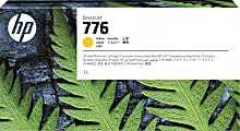 HP 776 DesignJet High-Yield Yellow Ink Cartridge, 1XB08A