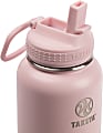 Takeya Actives Straw Reusable Water Bottle, 32 Oz, Blush