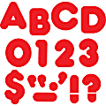 Trend Reusable 2" Ready Alphabet Letters Set - 100, 20 (Capital Letter, Punctuation Marks) Shape - Casual Style - Precut - 2" Height x 9" Length - Red - Paper - 1 Pack 1 thumbnail image