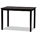 Baxton Studio Eveline Modern Finished Wood Dining Table, 29-1/8"H x 43-5/16"W x 27-9/16"D, Espresso Brown