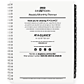 AT-A-GLANCE® DayMinder Executive Weekly/Monthly Calendar Refill, 7" x 8-3/4", January To December 2022, G54550 1 thumbnail image