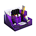 Really Useful Box® Desk Accessories Pencil Cup Organizer, Translucent Purple 1 thumbnail image