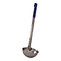 Winco Stainless-Steel Ladle, 8 Oz, Blue 1 thumbnail image