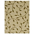 Foss Floors Area Rug, 6'H x 8'W, Vine, Green/Beige