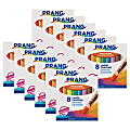 Prang Soybean Crayons, Large, 8 Colors Per Box, Set Of 12 Boxes 1 thumbnail image