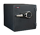 Fire King® Fire Safe, Electronic Lock, 99 Lb, 1.23 Cu. Ft., Graphite