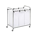 Honey-Can-Do Heavy-Duty Triple Laundry Sorter, Extra Large Size, Chrome 1 thumbnail image