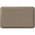 GelPro NewLife Designer Comfort Grasscloth Anti-Fatigue Floor Mat, 20" x 32", Pecan