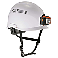 Ergodyne Skullerz 8975LED Class C Safety Helmet With LED Light, White