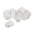 Belkin 50 Micron RJ45 Plugs - 10 Pack - RJ-45 Network Male - Clear