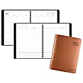 AT-A-GLANCE® Contemporary Weekly/Monthly Academic Appointment Book/Planner, 8 1/4" x 10 7/8", Copper, July 2017 to June 2018