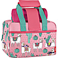 Thermos® Llamas Insulated Lunch Kit, 6-3/16"H x 9-1/4"W x 5"D, Pink/Seafoam