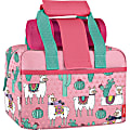 Thermos® Llamas Insulated Lunch Kit, 6-3/16"H x 9-1/4"W x 5"D, Pink/Seafoam 1 thumbnail image