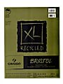Canson® XL Bristol Pad, 11" x 14", 30% Recycled, Pad Of 25 Sheets
