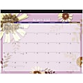 AT-A-GLANCE® Monthly Desk Calendar, 21-3/4" x 17", Paper Flowers, January To December 2022, 5035