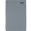 2024 Office Depot® Brand Weekly/Monthly Appointment Book, 4" x 6", Silver, January to December 2024 , OD710430 1 thumbnail image