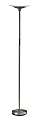 Adesso® Solar LED Floor Lamp, 70-1/2"H, Frosted Shade/Brushed Steel Base 1 thumbnail image