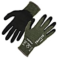 Ergodyne Proflex 7042-12PR Nitrile-Coated Cut-Resistant Gloves, Green, Small, Set Of 12 Pairs 1 thumbnail image