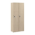 Bush Business Furniture Assure Single Tier 2 Door Storage Locker with Keypad Locks, Natural Elm, Standard Delivery 1 thumbnail image
