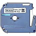 Brother® M-921 Black-On-Silver Tape, 0.38" x 26.2' 1 thumbnail image