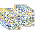 Eureka Theme Stickers, A Close-Knit Class, 120 Stickers Per Pack, Set Of 12 Packs
