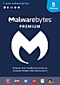 Malwarebytes Premium, For 5 Devices, 1-Year Subscription, For PC/Mac®/Android, Product Key