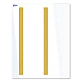 Avery® Print-To-The-Edge Labels & Sure Feed®, S00-D1N-PRWGP10, 1" x 2-5/8", Glossy White, Preprinted Dipped Gold Edge Design, Pack Of 160 1 thumbnail image