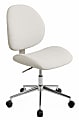 Realspace® Brigsley Fabric Low-Back Task Chair, Cream/Chrome 1 thumbnail image