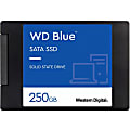 WD Blue 3D NAND 250GB PC SSD - SATA III 6 Gb/s 2.5"/7mm Solid State Drive - 550 MB/s Maximum Read Transfer Rate - 5 Year Warranty 1 thumbnail image