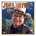 Brown Trout Famous Figures Monthly Wall Calendar, 12" x 12", John Wayne, January To December 2021