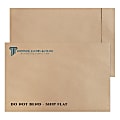 Zip Stick® Brown Kraft TerraBoard™ Open End Catalog Mailing Envelopes, 2-Color, Custom 12-1/2" x 19",  Box Of 500